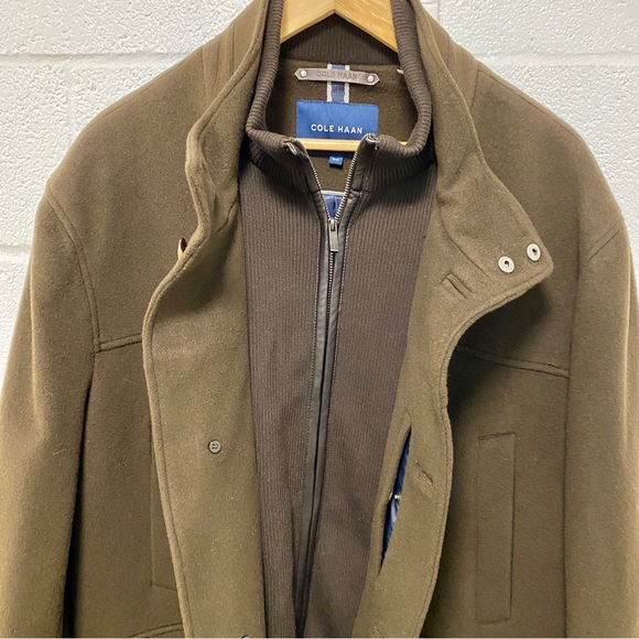 NWOT Cole Haan XXL Wool Coat - Picture 6 of 13